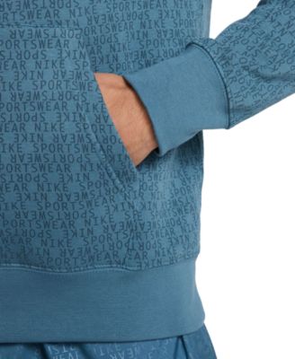 Men's Club Fleece Pull-Over Monogram Hoodie