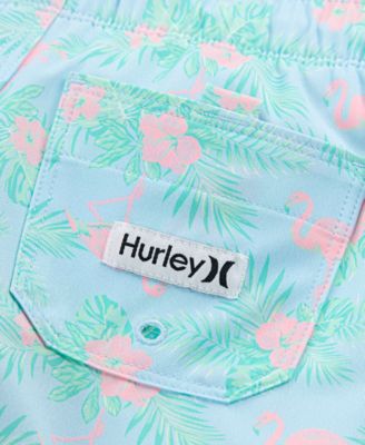 Big Boys Flamingo Printed Pull-On Swim Shorts	