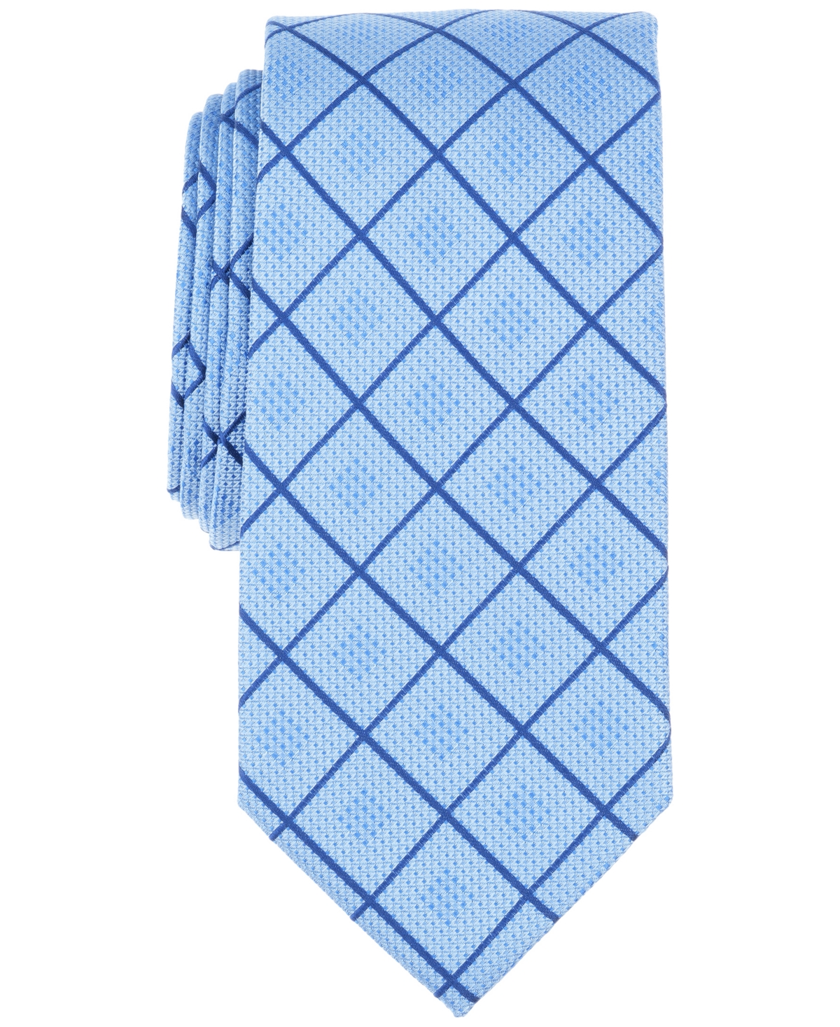 Men's Baine Grid Tie - Silver