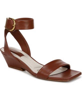Franco Sarto - Women's Savini Open Square Toe Ankle Strap Dress Sandals
