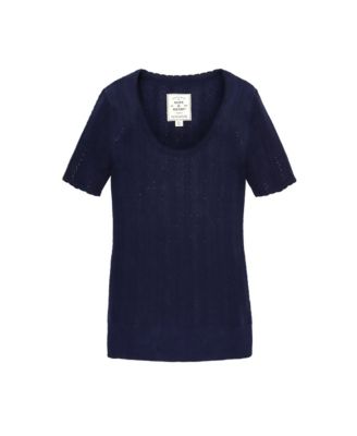 Women's Flutter Sleeve Sweater Top