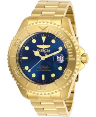 Men's 28951 Pro Diver Automatic 3 Hand Blue Dial Watch