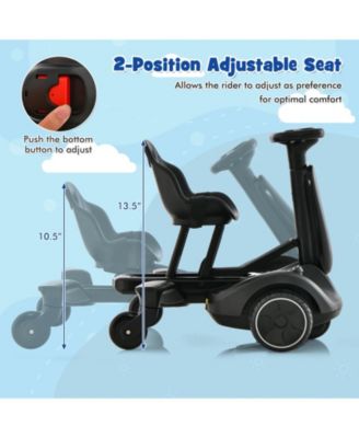 6V Kids Ride on Drift Car with 360° Spin and 2 Adjustable Heights