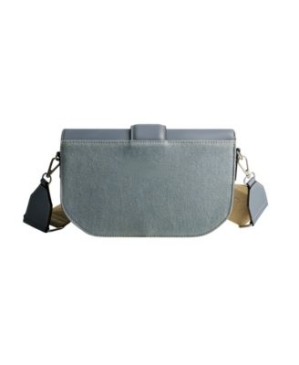 Licensed Denim Saddle Bag with Oversized Horseshoe Logo