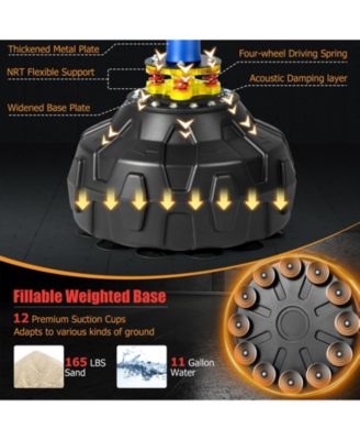 Boxing Speed Trainer Freestanding Fillable 360° Spinning Bar Adjustable Height