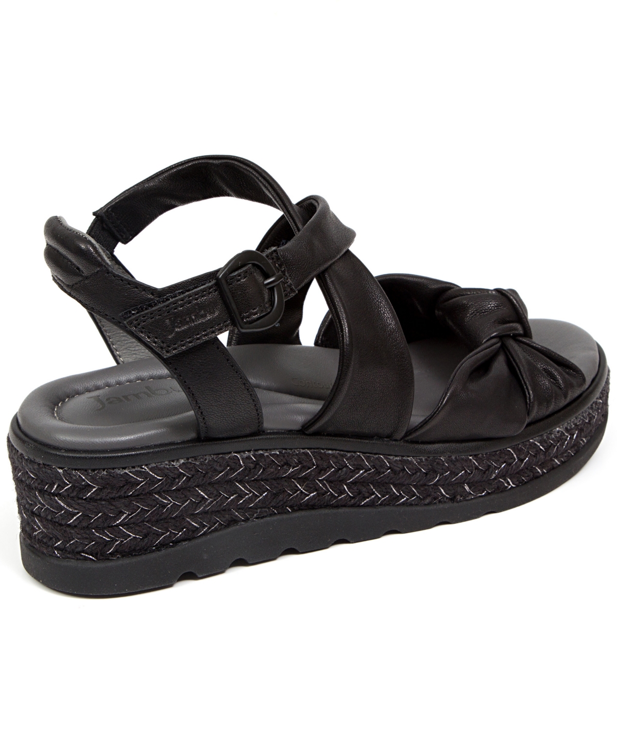 Jambu Women's Diana Slip On Wedge Sandals In Black