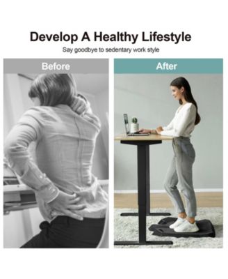 Portable Anti-Fatigue Standing Mat with Massage Points and Diverse Terrain