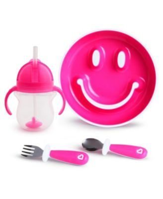 Toddler 4 piece Be Happy Dining Set, Pink