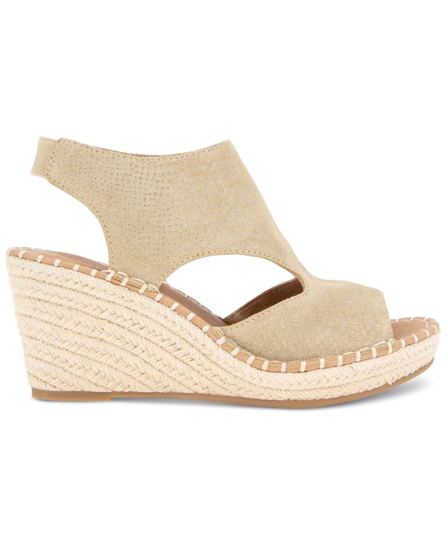 Женские сандалии Gentle Souls Cody Wedge Espadrille, цвет: Тёмный бежевый — фото 2