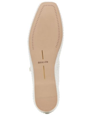 Women's Reyes Pearl Square-Toe Mary Jane Flats