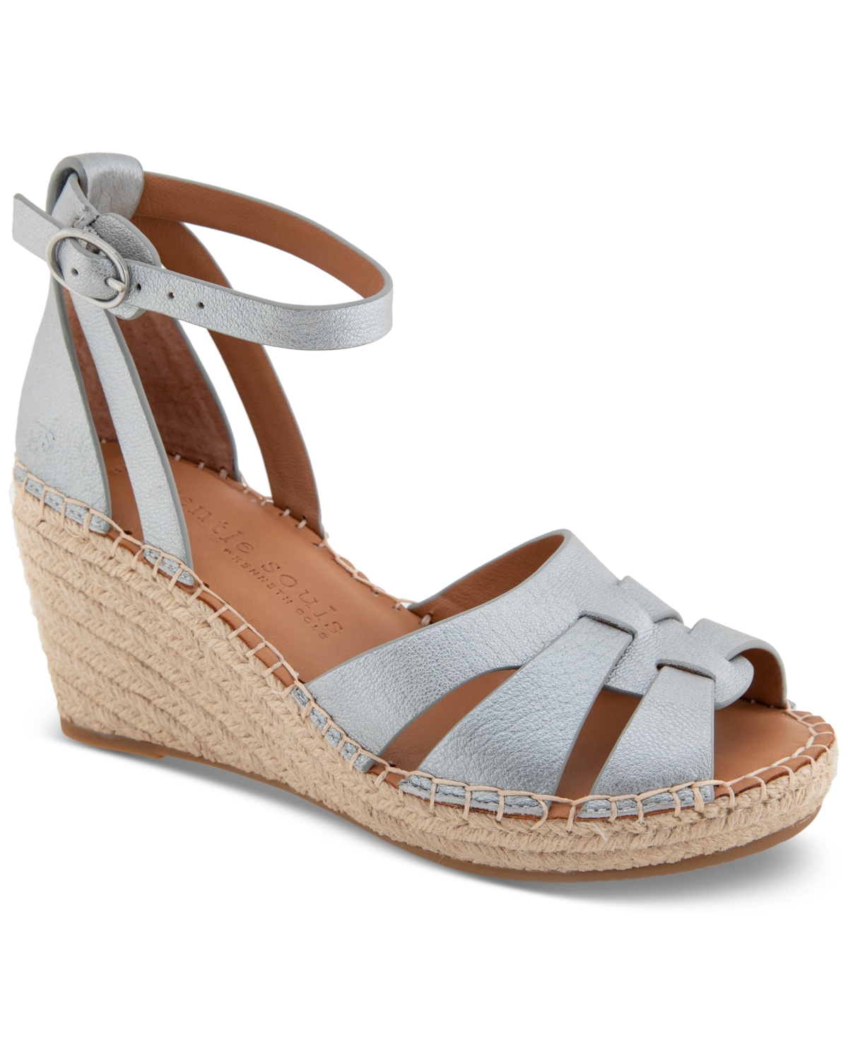 GENTLE SOULS WOMEN'S COOLIE ESPADRILLE WEDGE SANDALS 