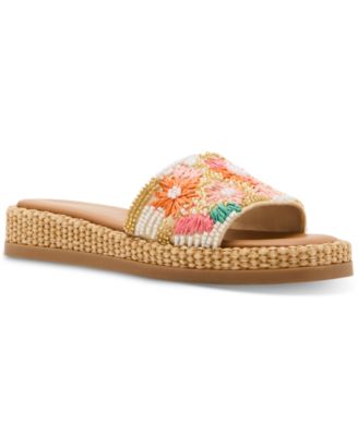 Steve Madden - Women's Boardwalk Espadrille Slide Sandals
