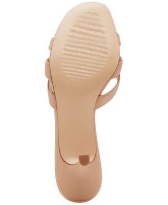 Women's Cary Strappy Kitten-Heel Mule Sandals
