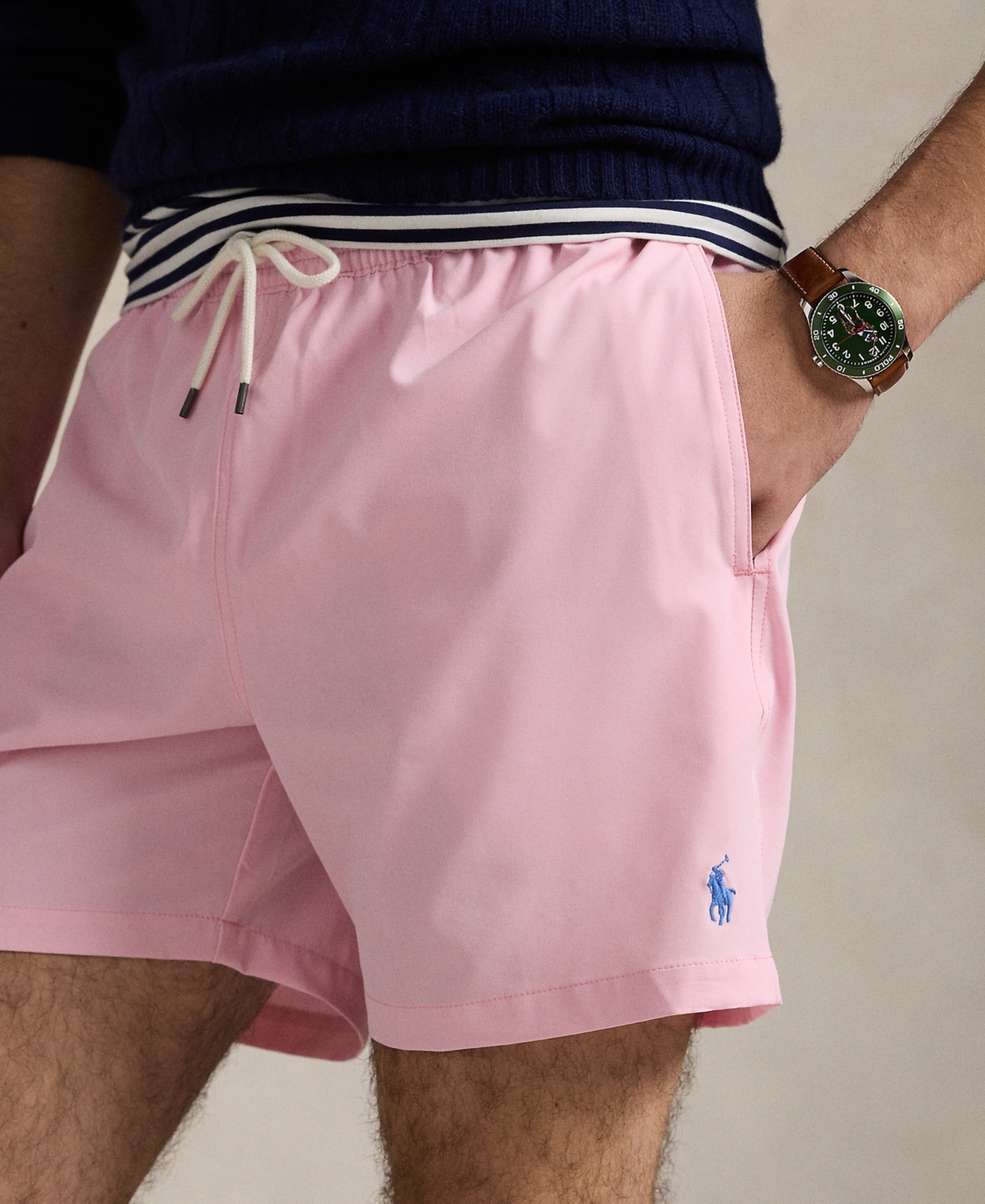 Polo Ralph Lauren Men's 5.75-Inch Traveler Classic Swim Trunk