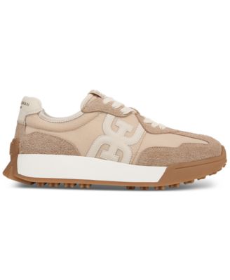 Women's Langley Emblem Lace-Up Trainer Sneakers