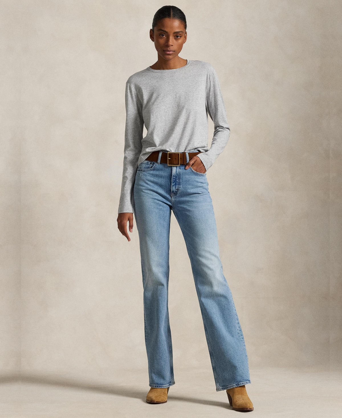 Shop Polo Ralph Lauren Women's Boot Jeans In Bruini Wash