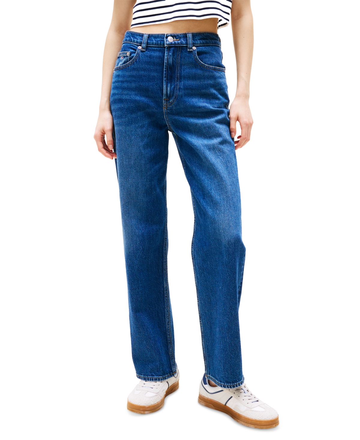Women's Layla High-Rise Slim Straight Jeans - Denim Dark