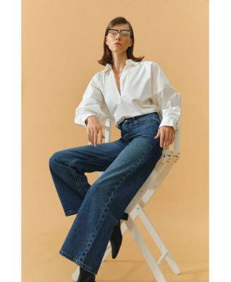 The Cityer Crop Wide Jeans