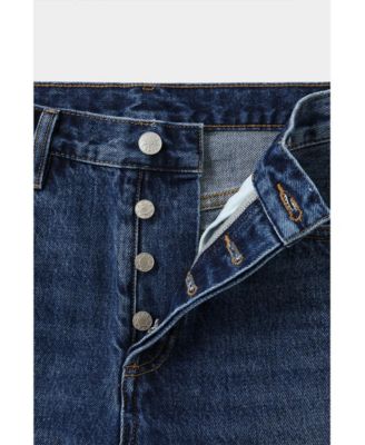 Manhattan High Rise Straight Ankle Jeans