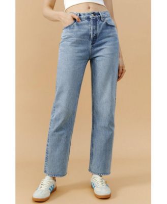Women's Manhattan High Rise Straight Ankle Jeans