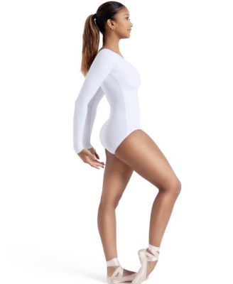 Plus Size Long Sleeve Leotard
