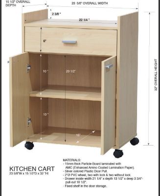 Northbury 2-Door Microwave Accent Cabinet