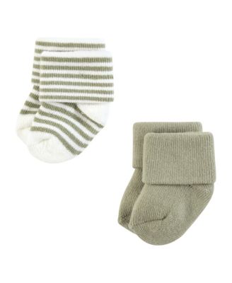 10Pk Natural Terry Socks