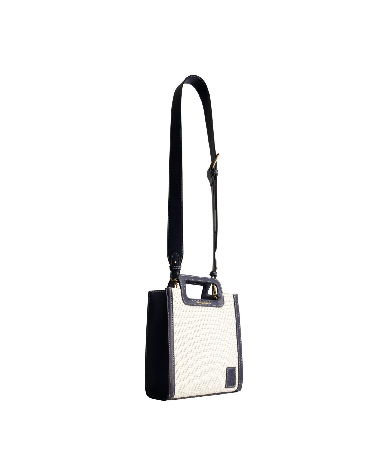Modern Woven North-South Tote