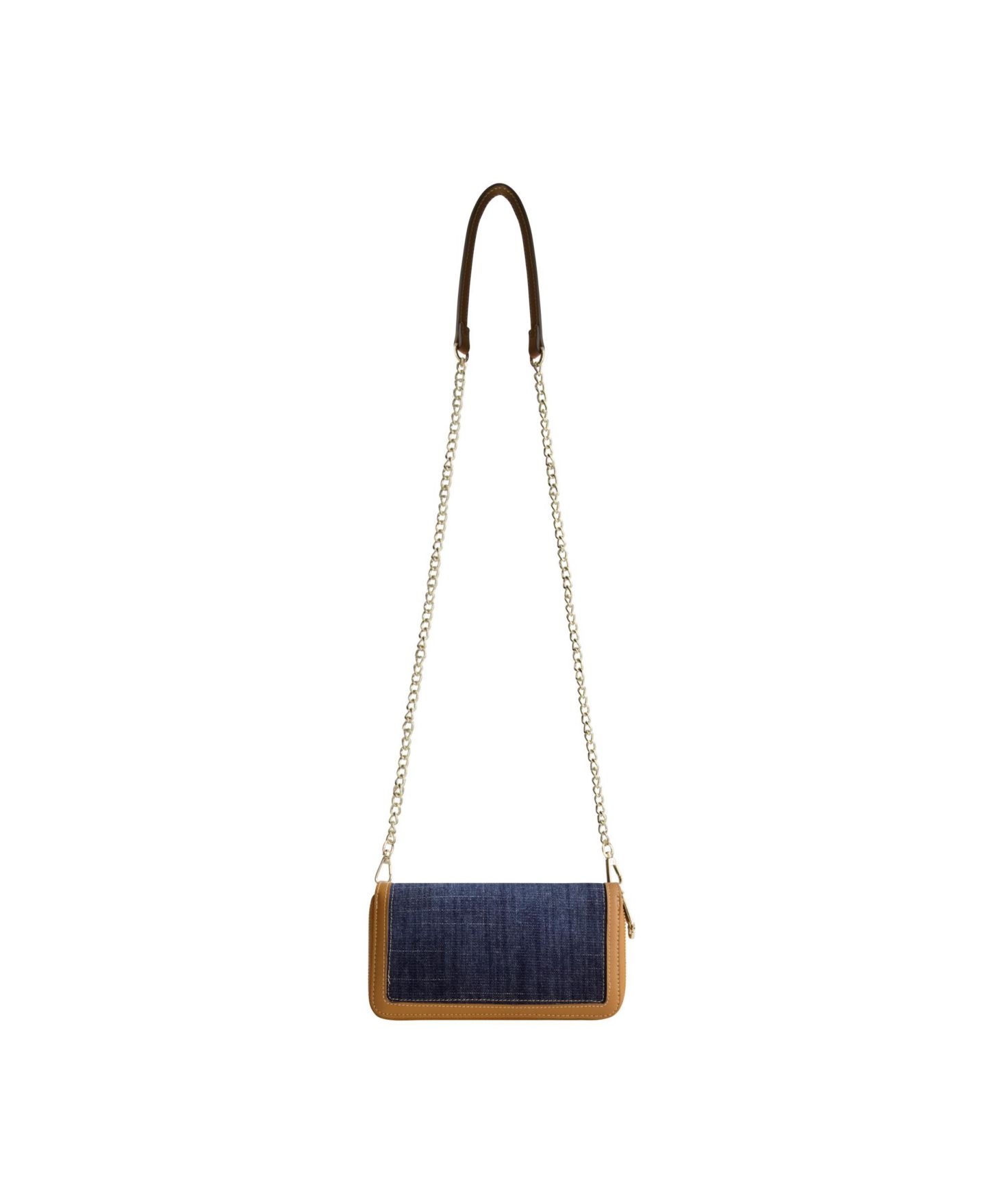 Кошелёк True Religion Buddha Patch Double Zip Chain Wallet, цвет: Тёмный синий — фото 2