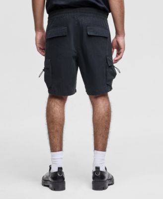 Men's Relaxed-Fit Crinkled 7" Cargo Shorts, Exclusively at Macy's 