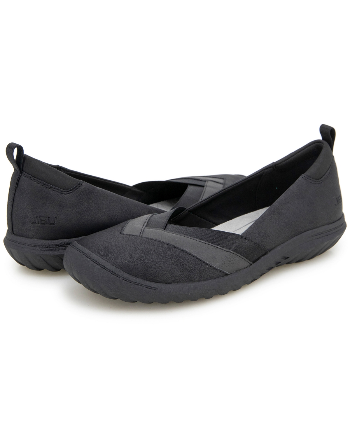 Jbu Women's Salma Casual Closed Shoe In Black,shimmer
