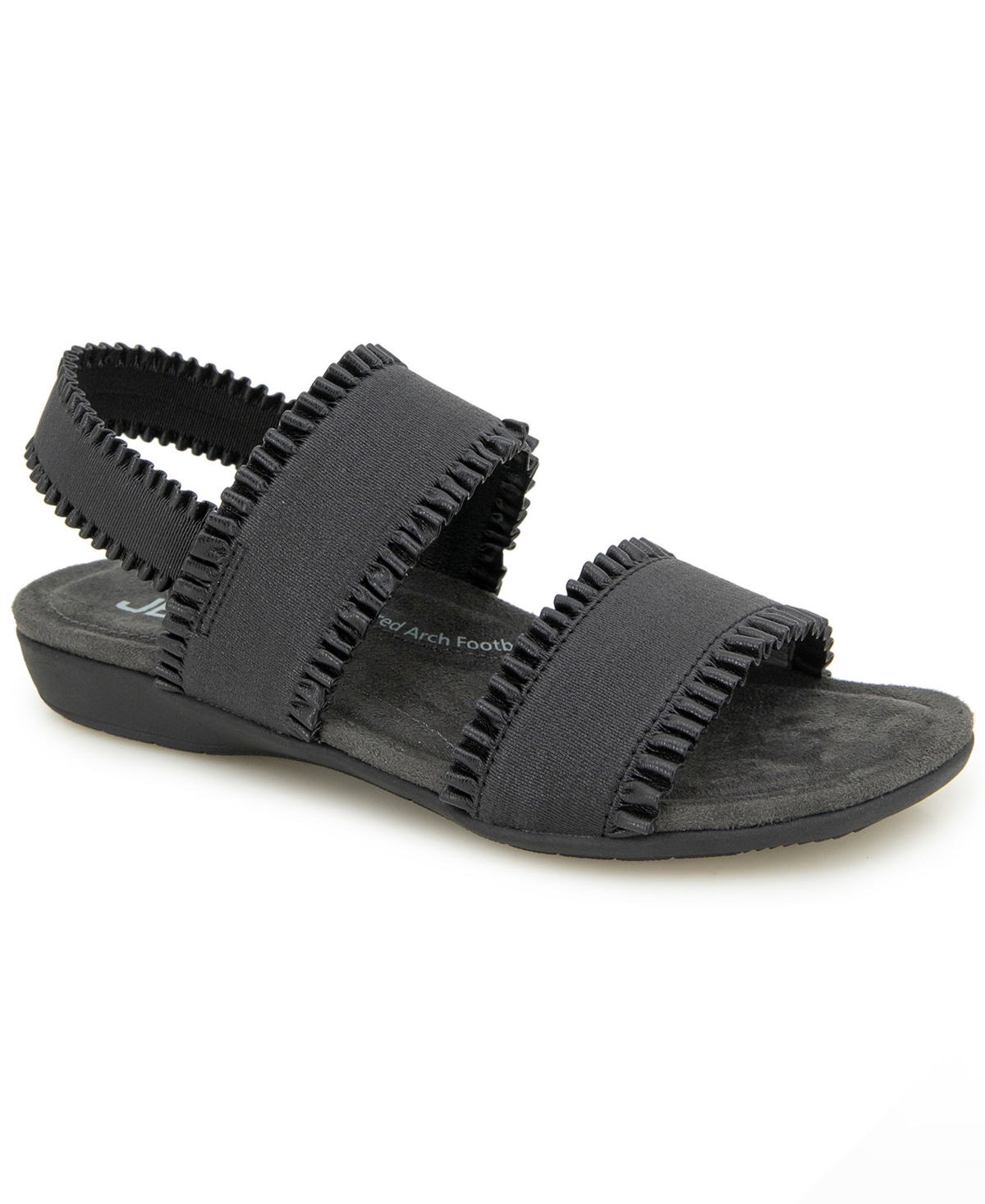 Women's Azores Casual Flat Sandal - Gunmetal