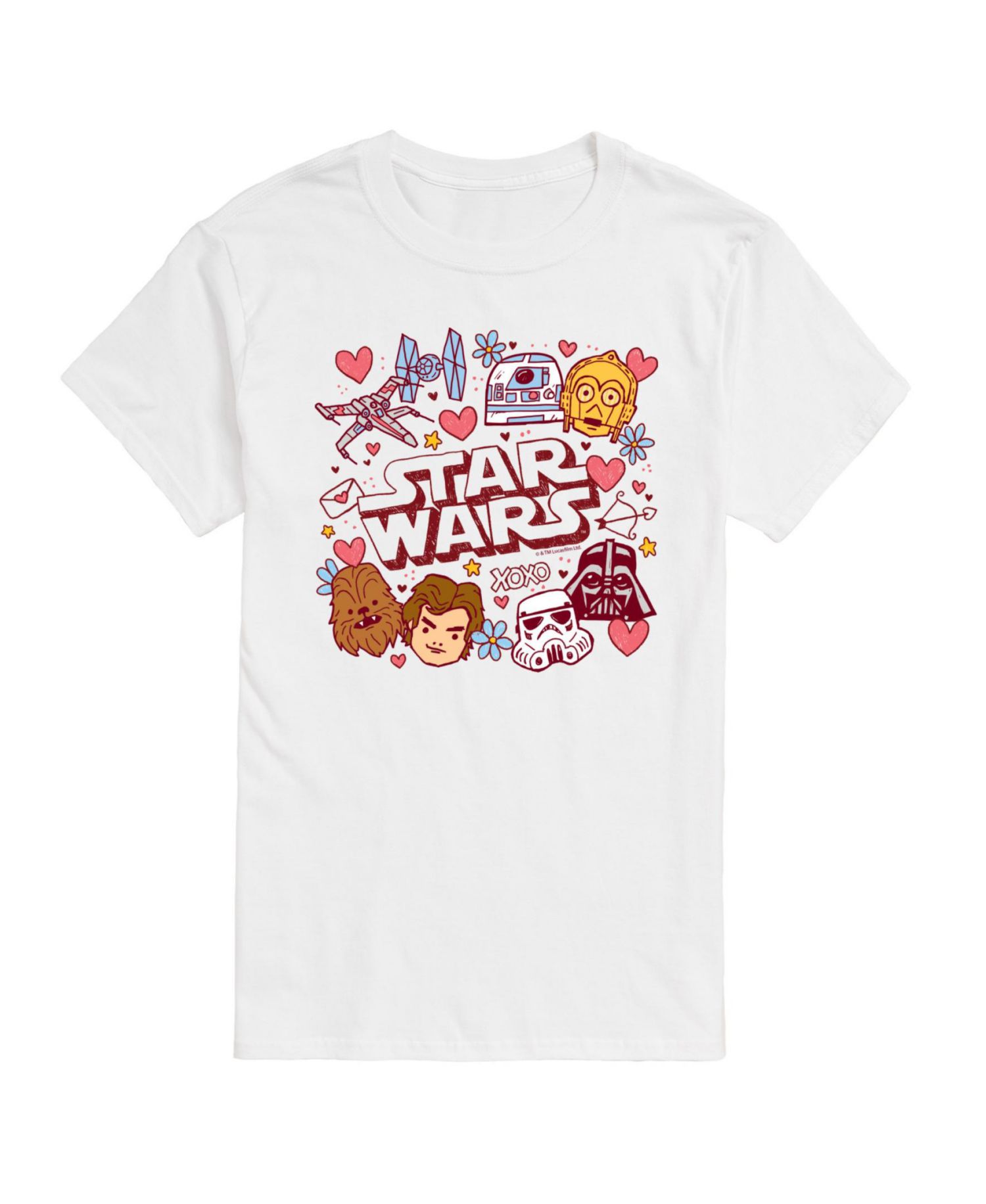 Men's Star Wars Valentines Day Short Sleeve T-Shirt
