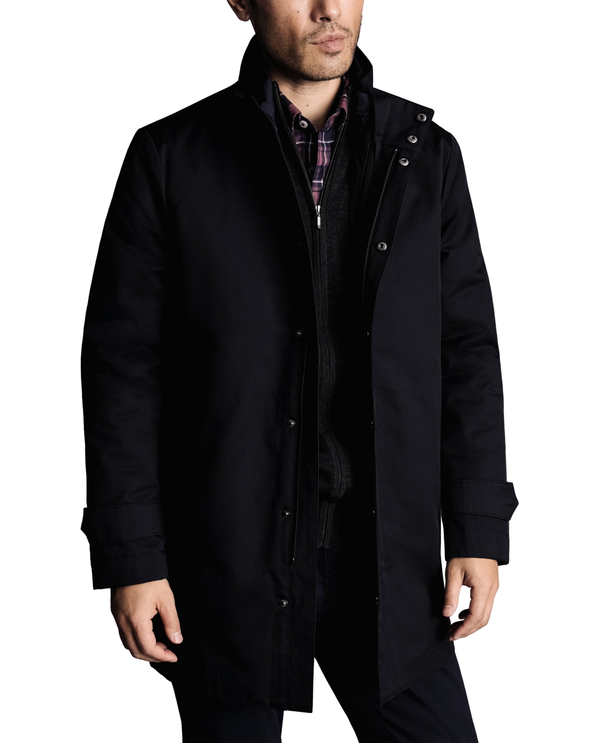 Men's Raincoat - Navy Blue