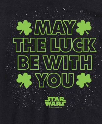 Men's Star Wars May The Luck Short Sleeve T-Shirt