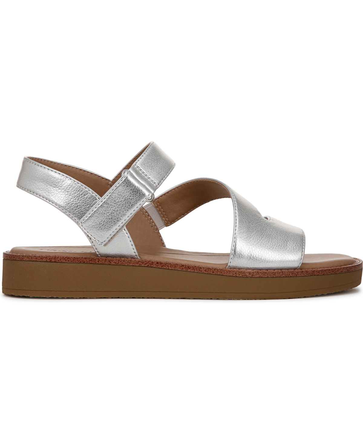 LIFESTRIDE WOMEN'S WAVERLY ROUND OPEN TOE STRAPPY PLATFORM SANDALS 