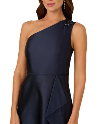 Women's Embellished One-Shoulder Gown