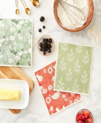 Swedish Dishcloth 3 Pack Set, 7.75" x 6.75"