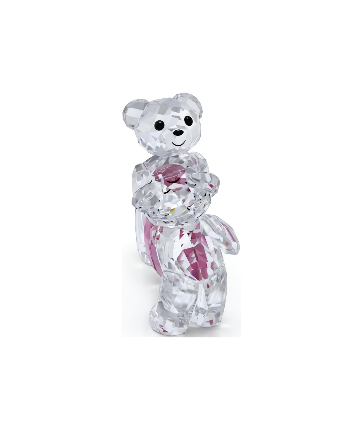 Swarovski Kris Bear A Perfect Match Figurine In Pink