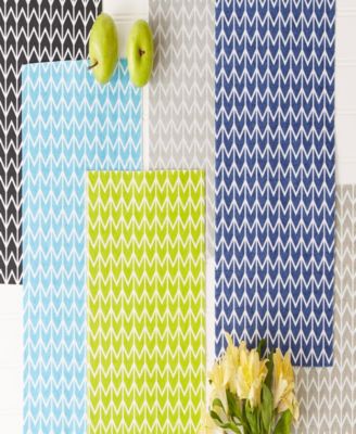 Herringbone Print Fridge Liner 6 Pack Set, 24" x 12"
