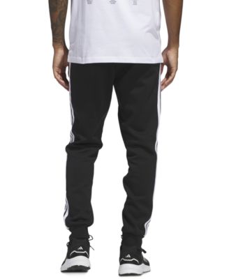 Men's Essentials Regular-Fit 3-Stripes Fleece Joggers