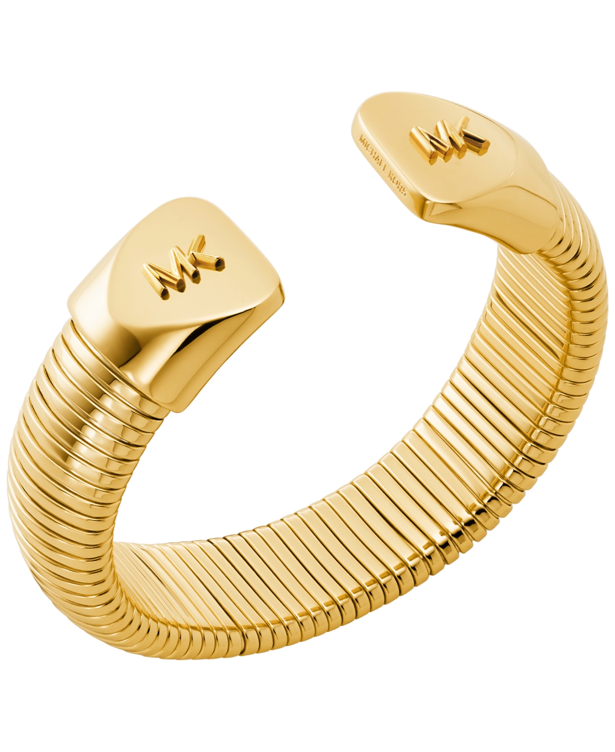 Michael Kors Ribbon Flex Cuff Bracelet In Gold