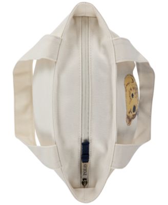 Kids Polo Bear Canvas Tote Bag 