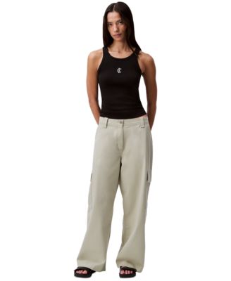 Women's Utility Canvas Cargo Pants