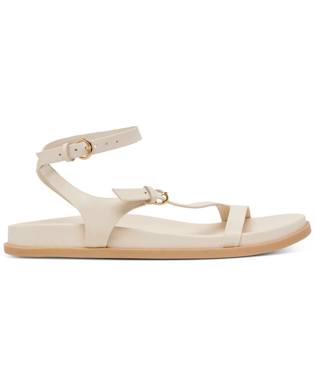 Dolce Vita Darlis Ankle Strap Sandal In Bone Leather