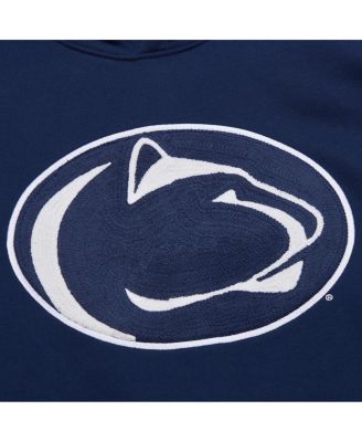 Men's Navy Penn State Nittany Lions Chainstitch Fleece Pullover Hoodie