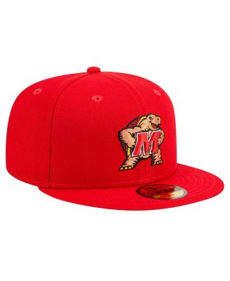 Men's Red Maryland Terrapins 59FIFTY Fitted Hat