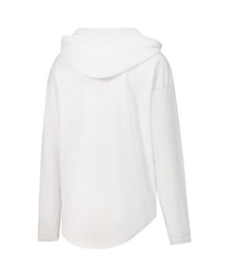 Women's White Notre Dame Fighting Irish San Bruno Hoodie Long Sleeve T-Shirt