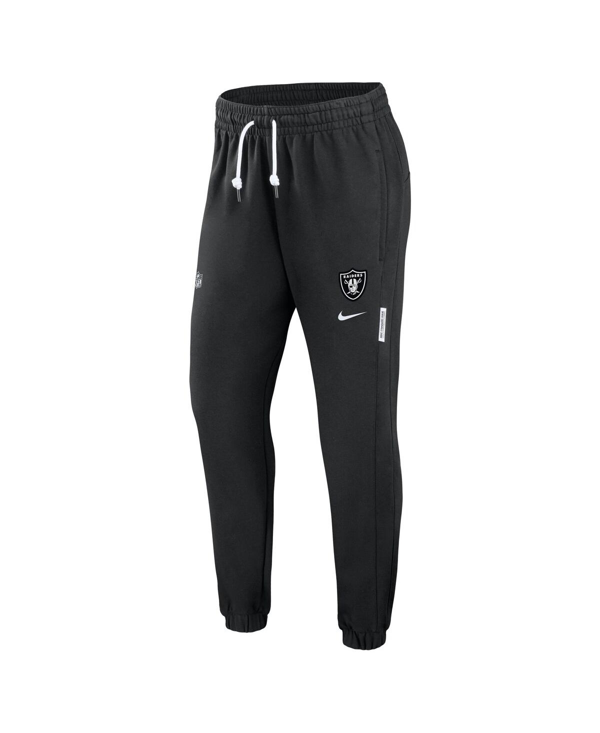 Nike Women's Black Las Vegas Raiders Sideline Performance Jogger Pants In Black