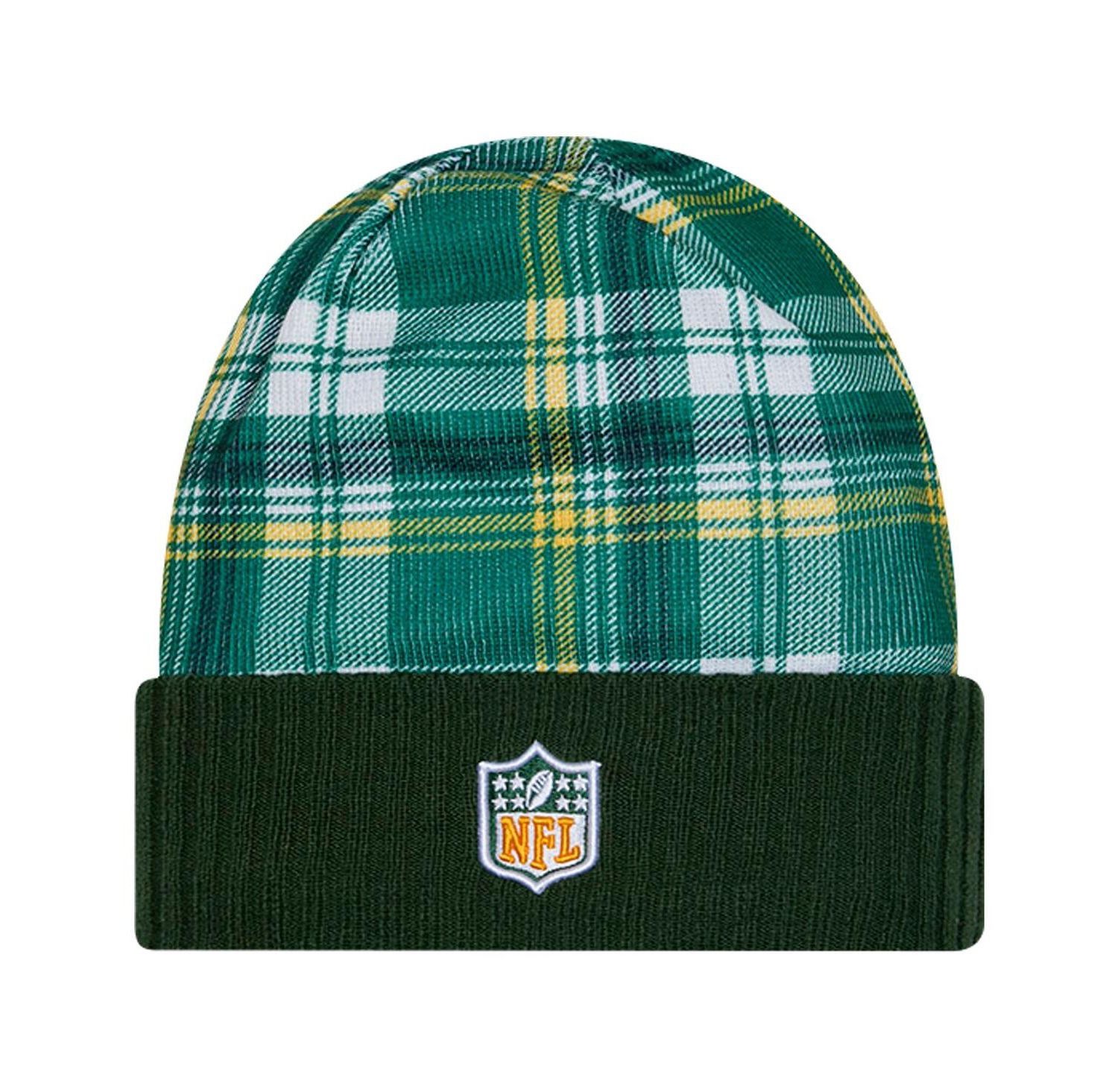 Men's Green Green Bay Packers Sideline Statement Cuffed Knit Hat